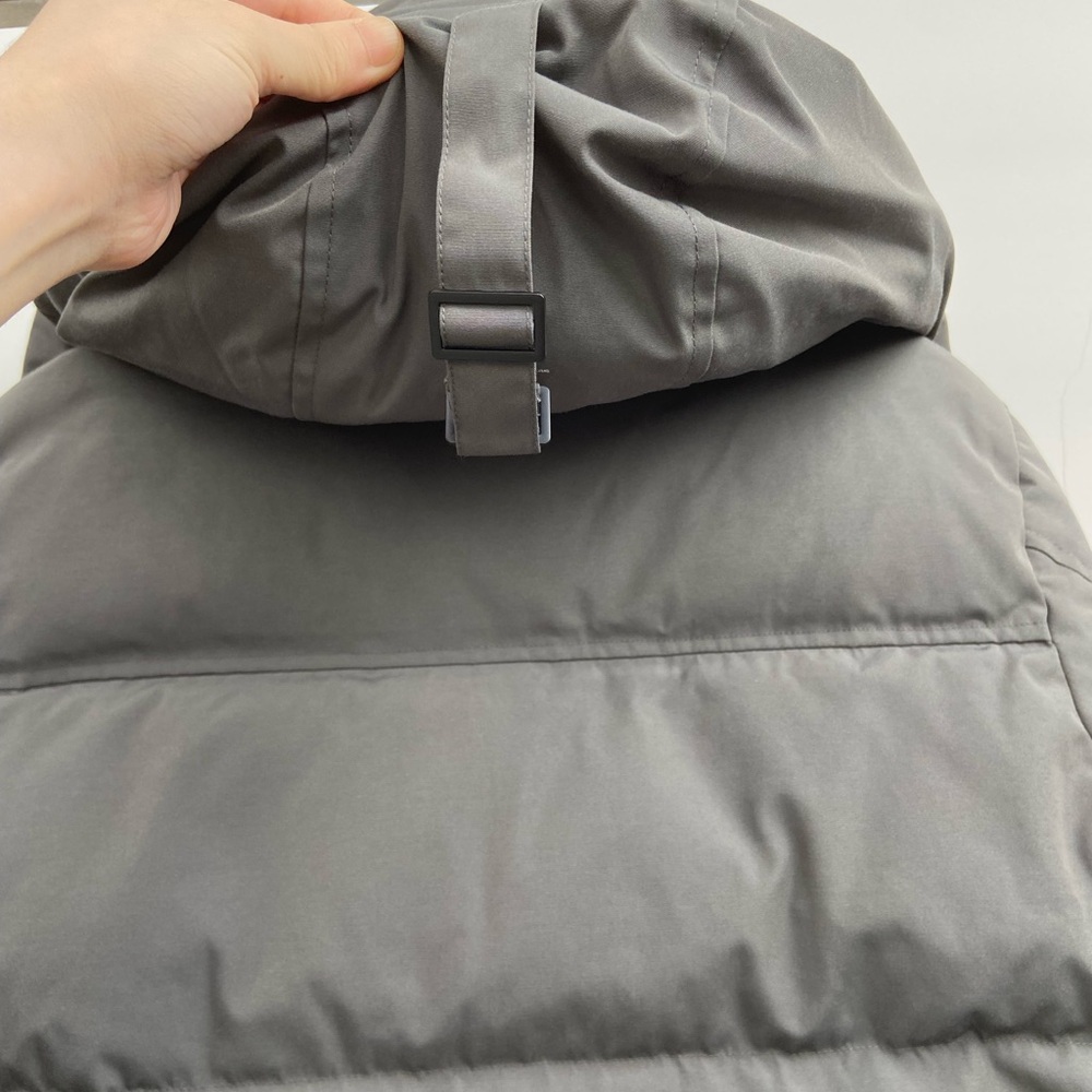 Canada Goose Men's Dark Gray Quilted Puffer Jacket with Hood - Picture 8 of 8